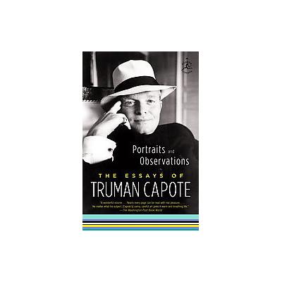 Portraits and Observations by Truman Capote (Paperback - Reprint)