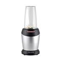 Gastroback 41029 Design Micro Blender, Smoothie-Maker, Standmixer inkl. 2 Mixbecher und to go-Verschluss, Edelstahl, 1 Liter, silber