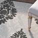 Black 24 x 0.25 in Area Rug - Wade Logan® Arneshia Damask Sand/Area Rug, Sisal | 24 W x 0.25 D in | Wayfair HOHM3775 37245425