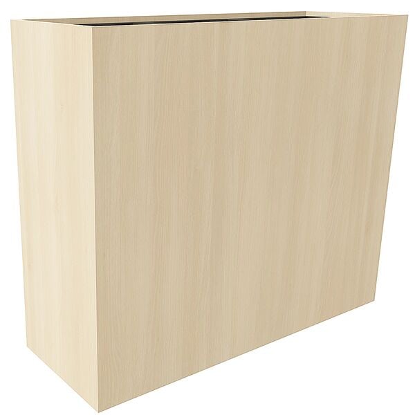 fm Büromöbel Pflanzengefäß »Oldenburg« 106,2/90 cm braun, 106.2 cm