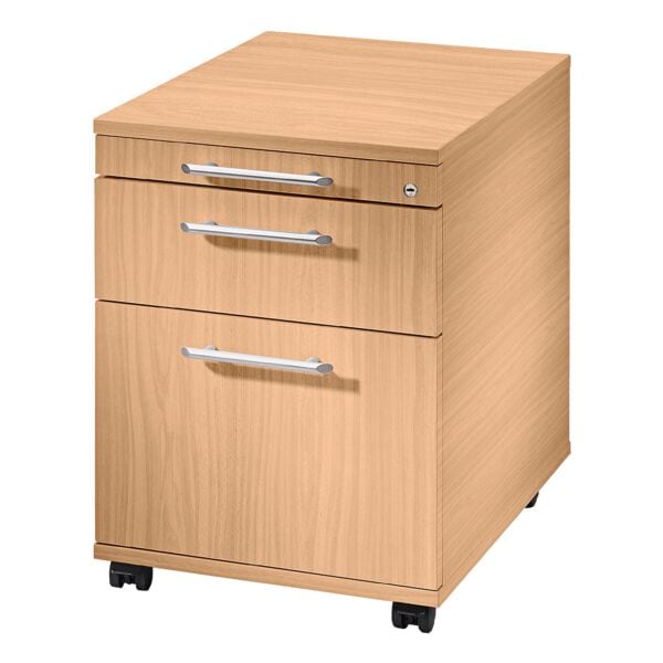 HAMMERBACHER Rollcontainer »Flexiline II« mit Hängeregistratur braun, 43x59x55 cm