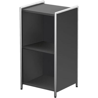 Kerkmann Aktenregal »Artline Transparent« schmal 2 OH grau, 41x78x38 cm