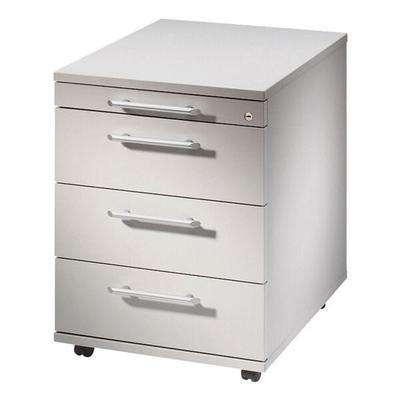 OTTO Office Premium Rollcontainer »OTTO Office Line I« mit klassischen Schubladen grau, 43x59x55 cm