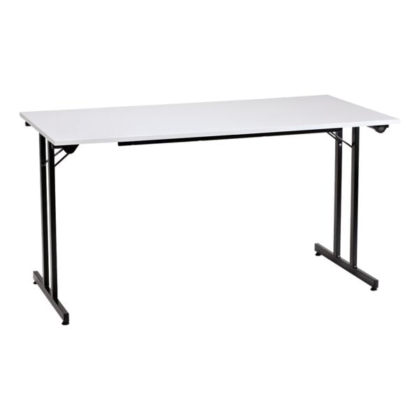 SODEMATUB Klapptisch 160x80 cm Gestell schwarz grau, 160 cm