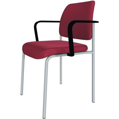 fm Büromöbel Stapelstuhl »Livorno« rot, 45x46 cm