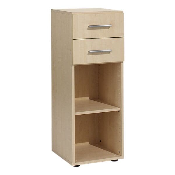 Geramöbel Aktenregal mit 2 Schubladen »New York« schmal 3 OH braun, 40x110.4x42 cm Image