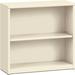 HON Brigade 2-Shelf Standard Bookcase, Steel in Brown, Size 31.5 H x 36.38 W x 14.5 D in | Wayfair HONS30ABC-L