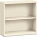 HON Brigade 2-Shelf Standard Bookcase, Steel in Brown | 31.5 H x 36.38 W x 14.5 D in | Wayfair HONS30ABC-L