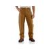 Carhartt Men's Loose Fit Firm Duck Double Front Utility Work Pants, Carhartt Brown SKU - 533193