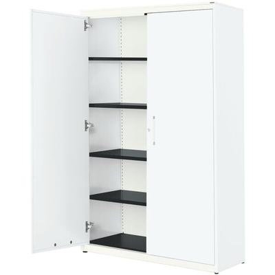 mauser Stahlschrank mit Flügeltüren »Kontoro« 5 OH 125 cm weiß, 125x202.5x48.2 cm