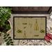 Caroline's Treasures Wine Indoor/Outdoor 36 in. x 24 in. Non-Slip Outdoor Door Mat Synthetics in White | Rectangle 2' x 3' | Wayfair BB5194JMAT