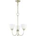 Quorum Lighting - Celeste - 3 Light Chandelier in Transitional style - 21 inches