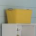 ClosetMaid Wire Frame Fabric Storage Bin Fabric in Yellow | 11.02 H x 19.25 W x 10.63 D in | Wayfair 1626