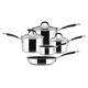 Circulon Stainless Steel 5 Piece Saucepan and Frying pan Set