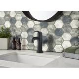 MSI Urban Tapestry Hexagon 2" x 2" Glass Mosaic Tile in Black/Gray | 2 H x 2 W x 0.24 D in | Wayfair SMOT-GLS-UT6MM