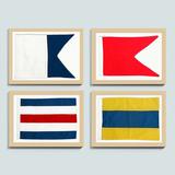 Suzanne Kasler Seafarer Nautical Flags - C - Ballard Designs - Ballard Designs