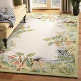 Green 30 x 0.25 in Area Rug - Bay Isle Home™ Hogle Handmade Looped Wool Area Rug Wool | 30 W x 0.25 D in | Wayfair WLDM2944 38069090