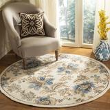 White 96 x 0.25 in Area Rug - Lark Manor™ Hollander Floral Handmade Wool Ivory Area Rug Wool | 96 W x 0.25 D in | Wayfair