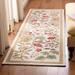 White 0.25 in Indoor Area Rug - August Grove® Kinchen Hand-Hooked Wool Ivory Rug Wool | 0.25 D in | Wayfair AGGR3110 38150333