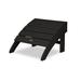 POLYWOOD® Palm Coast Outdoor Ottoman Plastic in Black | 15 H x 20.5 W x 20 D in | Wayfair HNO10-BL