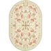 Brown 54 x 0.25 in Area Rug - Lark Manor™ Hollander Floral Hand-Hooked Wool Beige/Green Area Rug Wool | 54 W x 0.25 D in | Wayfair