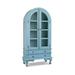 Astoria Grand Farreli China Cabinet Wood/Glass in Blue | 75 H x 39 W x 19 D in | Wayfair ATGD1334 38156251