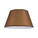 Aspen Creative Corporation 7.5" H Textured Fabric Empire Lamp Shade ( Spider ) in Brown | 7.5 H x 12.5 W x 12.5 D in | Wayfair 32211