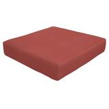 Eddie Bauer Knife Edge Indoor/Outdoor Sunbrella Ottoman Cushion Acrylic in Red/Brown | 5 H x 23 W x 20 D in | Wayfair 15098U-F5407