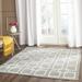 Gray 144 x 108 x 0.25 in Area Rug - Martha Stewart Rugs Dance Geometric Hand-Woven Flatweave /silk Cement Area Rug Silk/ | Wayfair MSR1151C-9