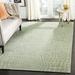 Green 66 x 0.5 in Area Rug - Everly Quinn Hand-Knotted Silk/Wool/Linen Canopy/Area Rug | 66 W x 0.5 D in | Wayfair 28AE8614ED94454FA51301D69BF71C8F