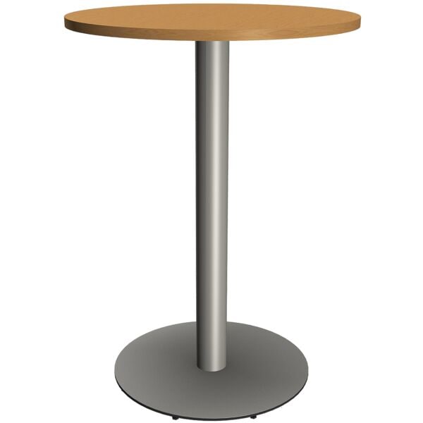 fm Büromöbel Besprechungstisch »Sidney« Ø80 cm Kreis braun, 80x110 cm Image