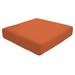 Eddie Bauer Knife Edge Indoor/Outdoor Sunbrella Ottoman Cushion Acrylic in Orange/Brown | 5 H x 26 W x 24 D in | Wayfair 15100U-F48026