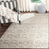 White 48 x 0.3 in Indoor Area Rug - Martha Stewart Rugs Vermont Handwoven Flatweave Gray/Ivory Area Rug Wool | 48 W x 0.3 D in | Wayfair MSR2560A-4