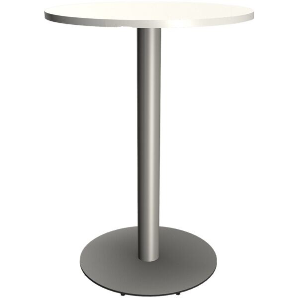 fm Büromöbel Besprechungstisch »Oldenburg« Ø80 cm Kreis weiß, 80x110 cm