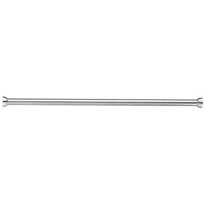 Bobrick B-207x72 72" Stainless Steel Satin-Finish Shower Curtain Rod with Concealed Mounting