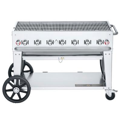 Crown Verity MCB-48 Natural Gas Portable Outdoor BBQ Grill / Charbroiler