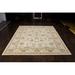 Brown/White 138 x 102 x 0.5 in Area Rug - Astoria Grand Lundeen Hand-Tufted Beige/Brown Area Rug Wool | 138 H x 102 W x 0.5 D in | Wayfair