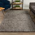 Gray 1.57 in Area Rug - Ivy Bronx Nan Handmade Rug Polyester | 1.57 D in | Wayfair IVYB1589 38716842