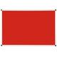 Wonderwall Premium Felt Notice Board - Aluminium Frame - 240 x 120cm with Fixings, 5 Colour Options Including (Red)