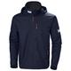 Helly Hansen Mens Crew Hooded Waterproof Jacket, M, Navy