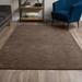 Brown 42 x 0.39 in Indoor Area Rug - Corrigan Studio® Toby Handmade Tufted Wool Chocolate Area Rug Wool | 42 W x 0.39 D in | Wayfair