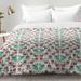 East Urban Home Love & Peace Floral Bird Pattern Comforter Set Polyester/Polyfill/Microfiber in Pink/Yellow | King | Wayfair EAHU7309 37846201