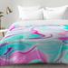 The Twillery Co.® Studebaker Comforter Set Polyester/Polyfill/Microfiber in Pink/Yellow | Twin XL | Wayfair EAHU7211 37845889