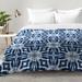 The Twillery Co.® Studebaker Watercolor Shibori Indigo Comforter Set Polyester/Polyfill/Microfiber in Blue | Full/Queen | Wayfair EAHU7338 37846317
