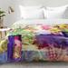 East Urban Home Comforter Set Polyester/Polyfill/Microfiber in Green/Indigo | Full/Queen | Wayfair EAHU7525 37846920