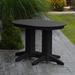 Red Barrel Studio® Nettie Resin Dining Table Plastic in Black | 32 H x 48 W x 33 D in | Outdoor Dining | Wayfair RDBL7326 38850228