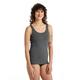 Icebreaker Women's Siren Tank Top - Vest Top - Merino Wool Underwear - Gritstone Heather, L