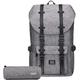 KAUKKO Rucksack Studenten Backpack 17 Zoll für 15" Notebook Lässiger Daypacks Schüler Bag Wandern Casual Daypack, 47 cm, 22.4 liters, Grey (Grau(2Pcs))