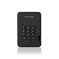 iStorage diskAshur2 HDD 2TB Black - Secure portable hard drive - Password protected - Dust & water resistant - Hardware Encryption