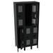 Tennsco Corp. 2 Tier 3 Wide Locker Metal in Black | 78 H x 36 W x 18 D in | Wayfair CDL-121836-3-BK